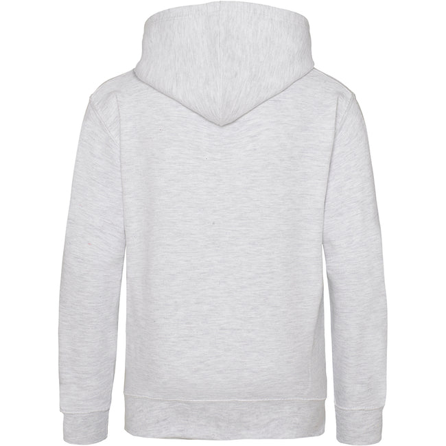 Ash - Back - Awdis Unisex College Hooded Sweatshirt - Hoodie