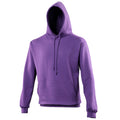 Purple - Side - Awdis Unisex College Hooded Sweatshirt - Hoodie