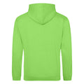 Alien Green - Back - Awdis Unisex College Hooded Sweatshirt - Hoodie