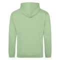 Apple Green - Back - Awdis Unisex College Hooded Sweatshirt - Hoodie