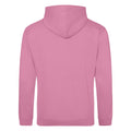 Candyfloss Pink - Back - Awdis Unisex College Hooded Sweatshirt - Hoodie