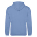 Cornflower Blue - Back - Awdis Unisex College Hooded Sweatshirt - Hoodie