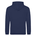 Denim Blue - Back - Awdis Unisex College Hooded Sweatshirt - Hoodie