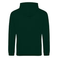 Forest Green - Back - Awdis Unisex College Hooded Sweatshirt - Hoodie