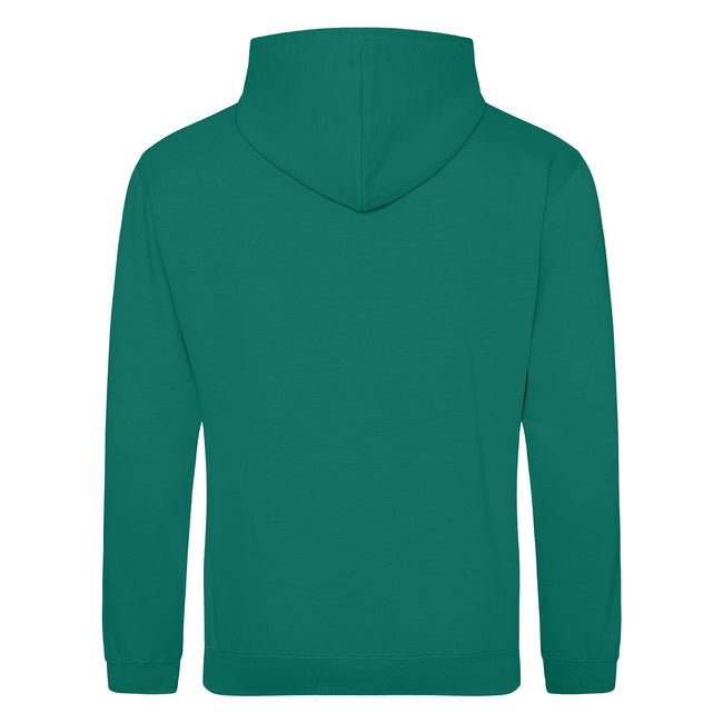 Jade - Back - Awdis Unisex College Hooded Sweatshirt - Hoodie