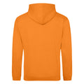 Orange Crush - Back - Awdis Unisex College Hooded Sweatshirt - Hoodie