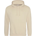 Desert Sand - Front - Awdis Unisex College Hooded Sweatshirt - Hoodie