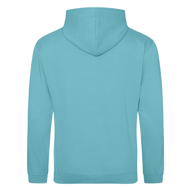 Sky Blue - Back - Awdis Unisex College Hooded Sweatshirt - Hoodie