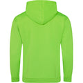 Electric Green - Back - Awdis Unisex Electric Hooded Sweatshirt - Hoodie