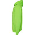 Electric Green - Side - Awdis Unisex Electric Hooded Sweatshirt - Hoodie