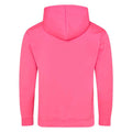 Electric Pink - Back - Awdis Unisex Electric Hooded Sweatshirt - Hoodie