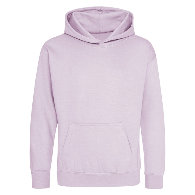 Lilac - Front - Awdis Kids Unisex Hooded Sweatshirt - Hoodie - Schoolwear