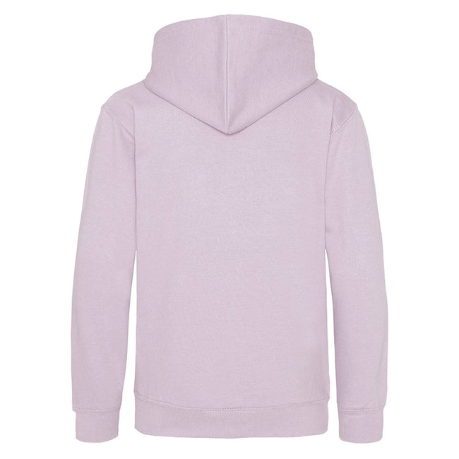 Lilac - Back - Awdis Kids Unisex Hooded Sweatshirt - Hoodie - Schoolwear