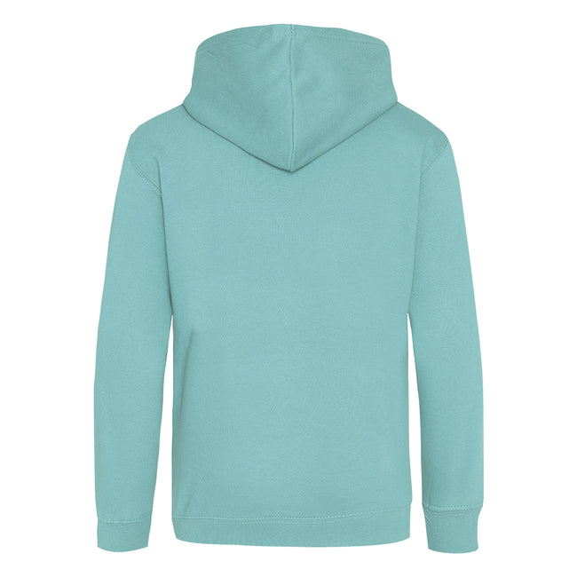 Peppermint - Back - Awdis Kids Unisex Hooded Sweatshirt - Hoodie - Schoolwear