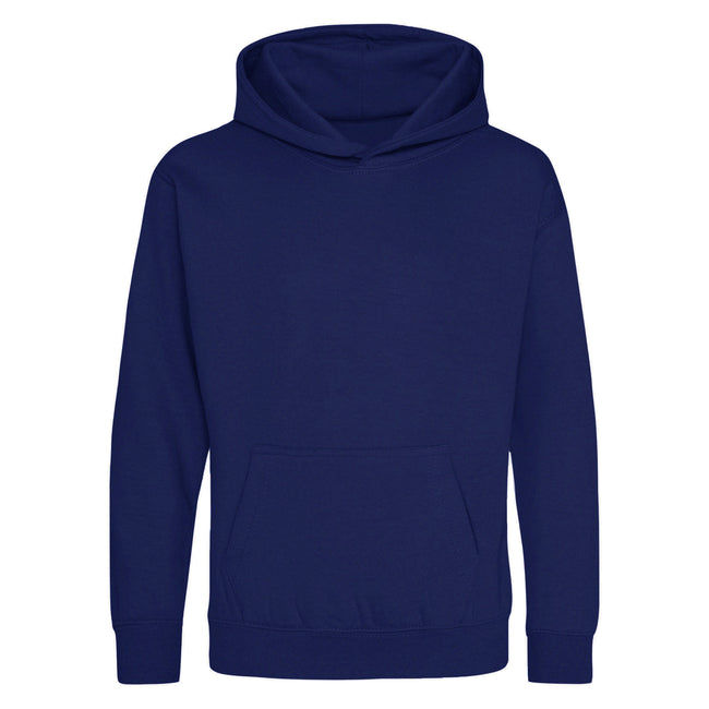 Oxford Navy - Front - Awdis Kids Unisex Hooded Sweatshirt - Hoodie - Schoolwear