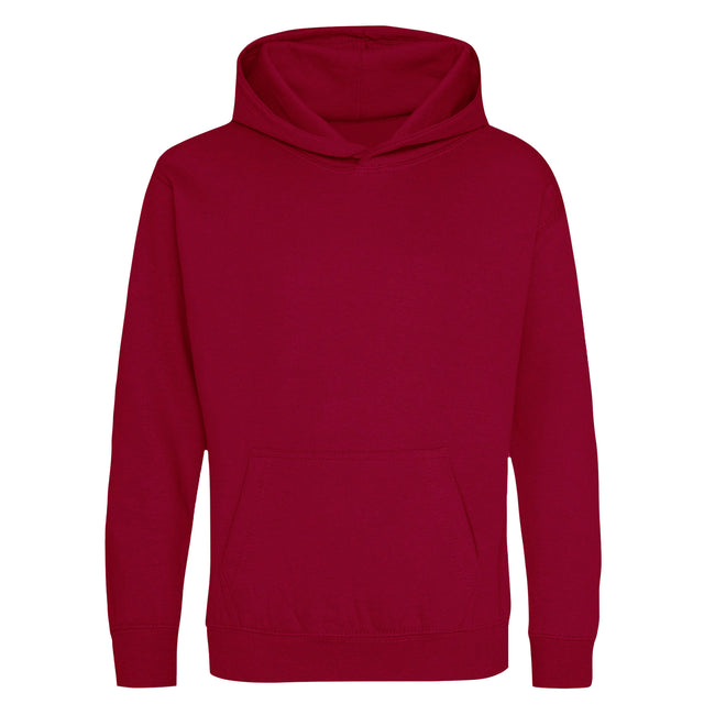 Red Hot Chilli - Front - Awdis Kids Unisex Hooded Sweatshirt - Hoodie - Schoolwear