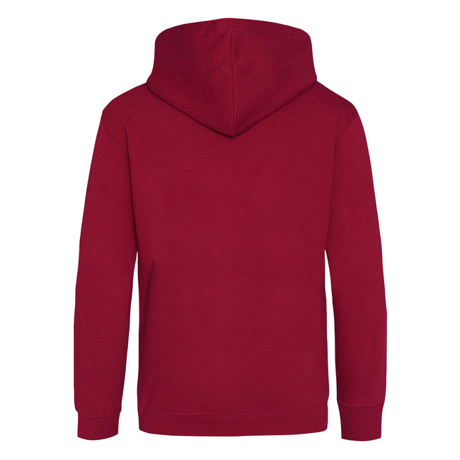 Red Hot Chilli - Back - Awdis Kids Unisex Hooded Sweatshirt - Hoodie - Schoolwear