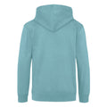 Seafoam - Back - Awdis Kids Unisex Hooded Sweatshirt - Hoodie - Schoolwear