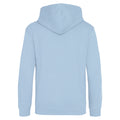 Ice Blue - Back - Awdis Kids Unisex Hooded Sweatshirt - Hoodie - Schoolwear