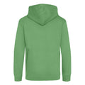 Dusty Green - Back - Awdis Kids Unisex Hooded Sweatshirt - Hoodie - Schoolwear
