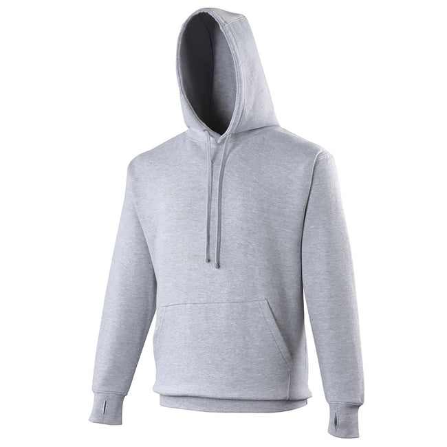 Heather Grey - Front - Awdis Mens Street Hooded Sweatshirt - Hoodie