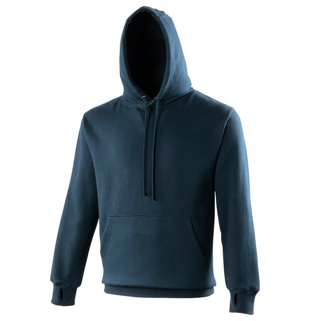 French Navy - Front - Awdis Mens Street Hooded Sweatshirt - Hoodie