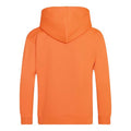 Electric Orange - Back - Awdis Childrens Unisex Electric Hooded Sweatshirt - Hoodie - Schoolwear