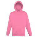 Electric Pink - Front - Awdis Childrens Unisex Electric Hooded Sweatshirt - Hoodie - Schoolwear