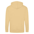 Sand - Back - Awdis Plain Mens Hooded Full Zip Hoodie - Zoodie