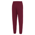 Burgundy - Front - Awdis College Cuffed Sweatpants - Jogging Bottoms