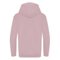 Baby Pink - Back - Awdis Kids Unisex Hooded Sweatshirt - Hoodie - Zoodie