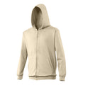 Desert Sand - Front - Awdis Kids Unisex Hooded Sweatshirt - Hoodie - Zoodie