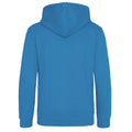 Sapphire Blue - Back - Awdis Kids Unisex Hooded Sweatshirt - Hoodie - Zoodie