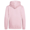 Baby Pink - Back - Awdis Kids Unisex Hooded Sweatshirt - Hoodie - Zoodie