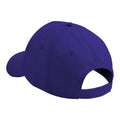Purple - Side - Beechfield Unisex Plain Original 5 Panel Baseball Cap