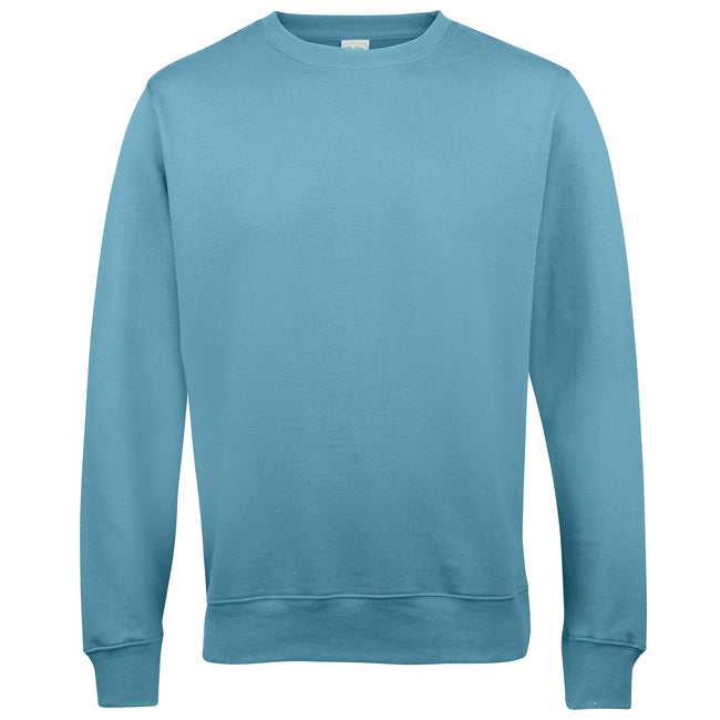 Lavender - Back - AWDis Just Hoods AWDis Unisex Crew Neck Plain Sweatshirt (280 GSM)