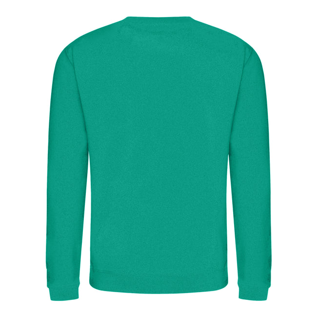 Lagoon - Front - AWDis Just Hoods AWDis Unisex Crew Neck Plain Sweatshirt (280 GSM)