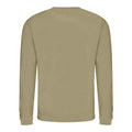Natural Stone - Back - AWDis Just Hoods AWDis Unisex Crew Neck Plain Sweatshirt (280 GSM)