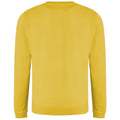 Sun Yellow - Back - AWDis Just Hoods AWDis Unisex Crew Neck Plain Sweatshirt (280 GSM)