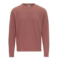 Dusty Pink - Front - AWDis Just Hoods AWDis Unisex Crew Neck Plain Sweatshirt (280 GSM)
