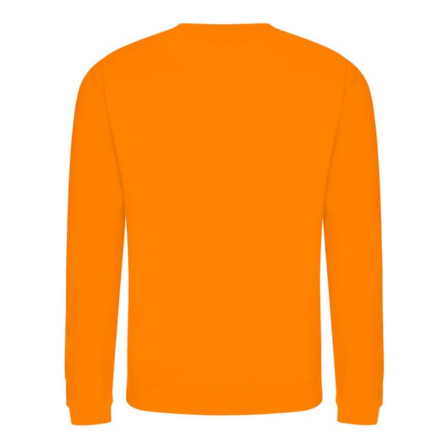 Pumpkin Pie - Back - AWDis Just Hoods AWDis Unisex Crew Neck Plain Sweatshirt (280 GSM)