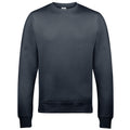 Storm Grey - Front - AWDis Just Hoods AWDis Unisex Crew Neck Plain Sweatshirt (280 GSM)