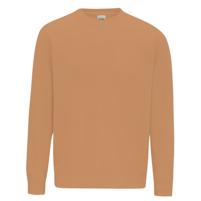 Hawaiian Blue - Back - AWDis Just Hoods AWDis Unisex Crew Neck Plain Sweatshirt (280 GSM)