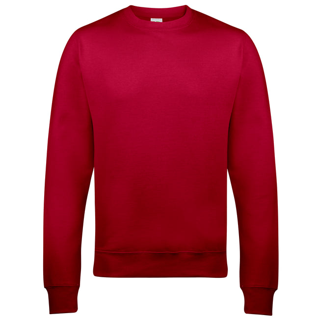 Ginger Biscuit - Back - AWDis Just Hoods AWDis Unisex Crew Neck Plain Sweatshirt (280 GSM)