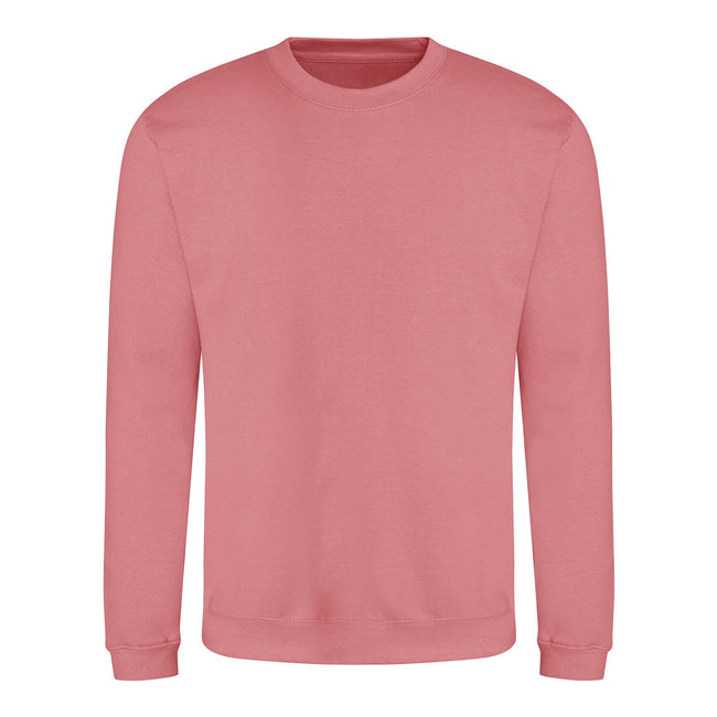 Red Hot Chilli - Back - AWDis Just Hoods AWDis Unisex Crew Neck Plain Sweatshirt (280 GSM)