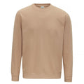 Nude - Front - AWDis Just Hoods AWDis Unisex Crew Neck Plain Sweatshirt (280 GSM)