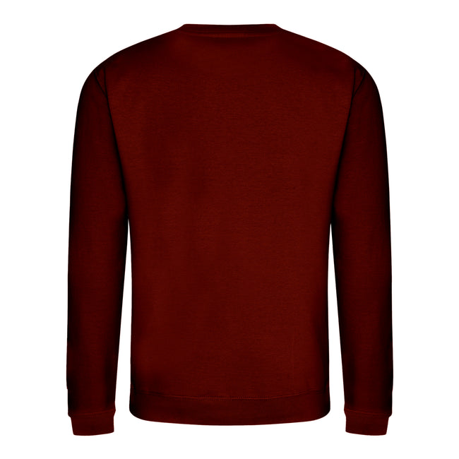 Hot Chocolate - Front - AWDis Just Hoods AWDis Unisex Crew Neck Plain Sweatshirt (280 GSM)