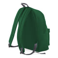 Bottle Green - Back - Beechfield Childrens Junior Fashion Backpack Bags - Rucksack - School