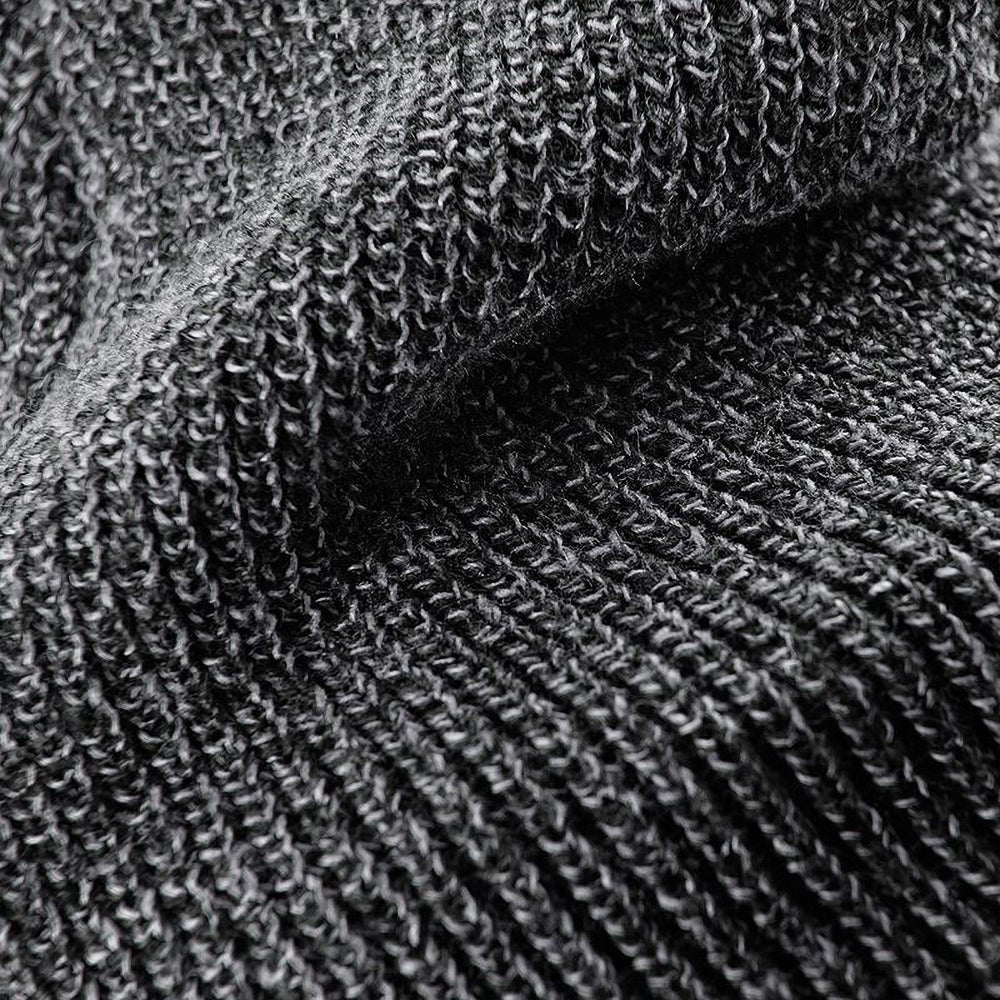 Antique Grey - Back - Beechfield Heritage Adults Unisex Premium Plain Winter Beanie Hat
