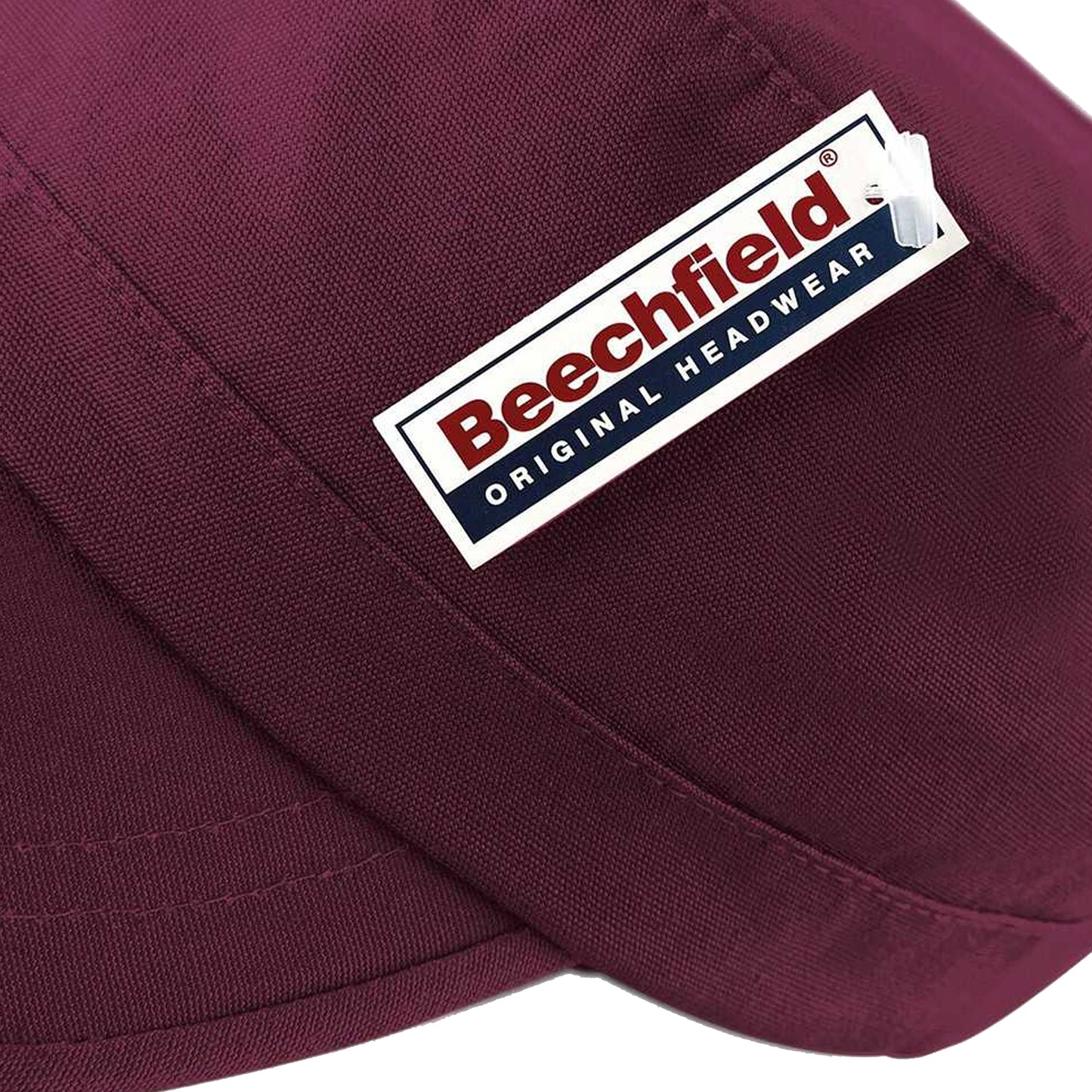 Burgundy - Pack Shot - Beechfield Army Cap - Headwear